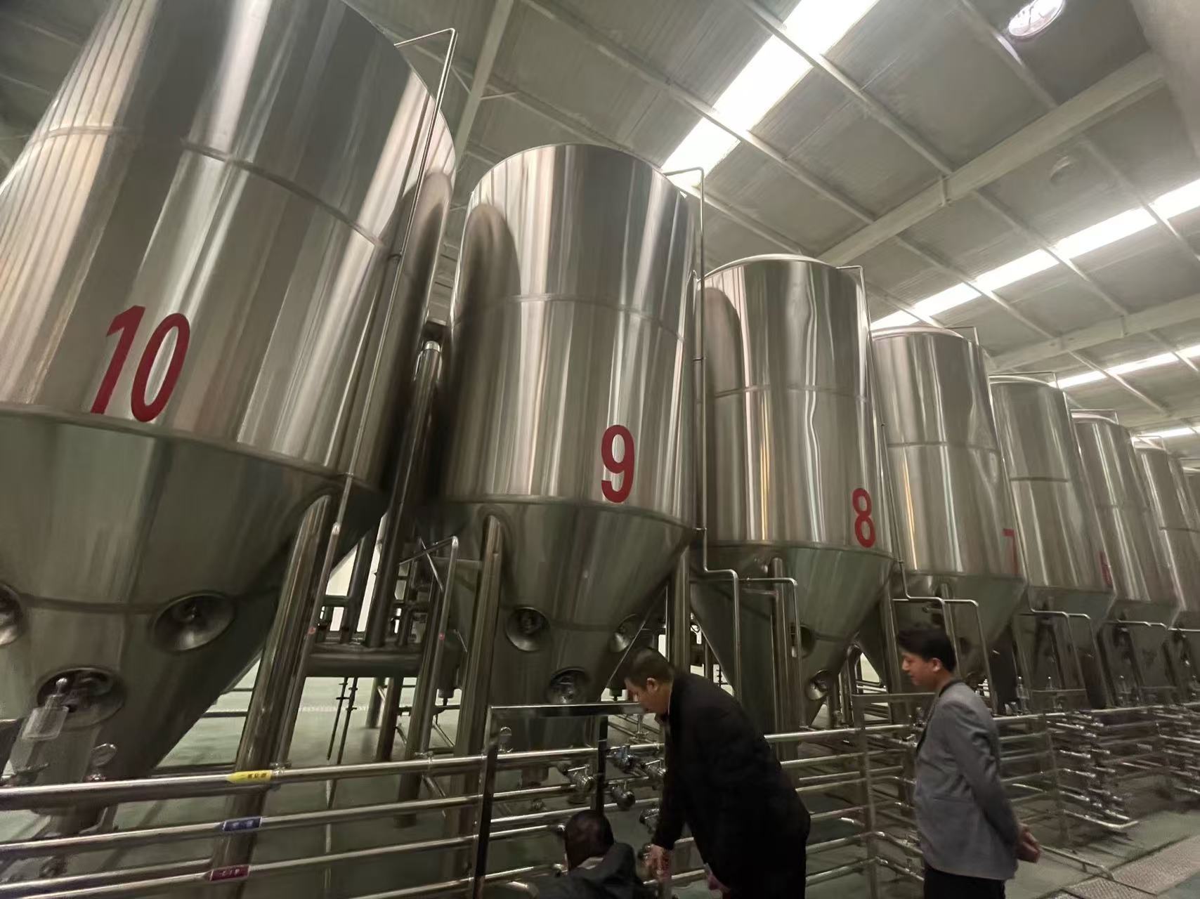 龙井精酿啤酒设备厂—平面布置、设备设计、制造、调试、培训等一条龙服务